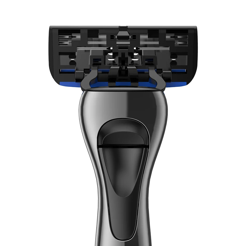 KL-S404LO KAILI four blades for man system razor shaving metal handle safety razor set