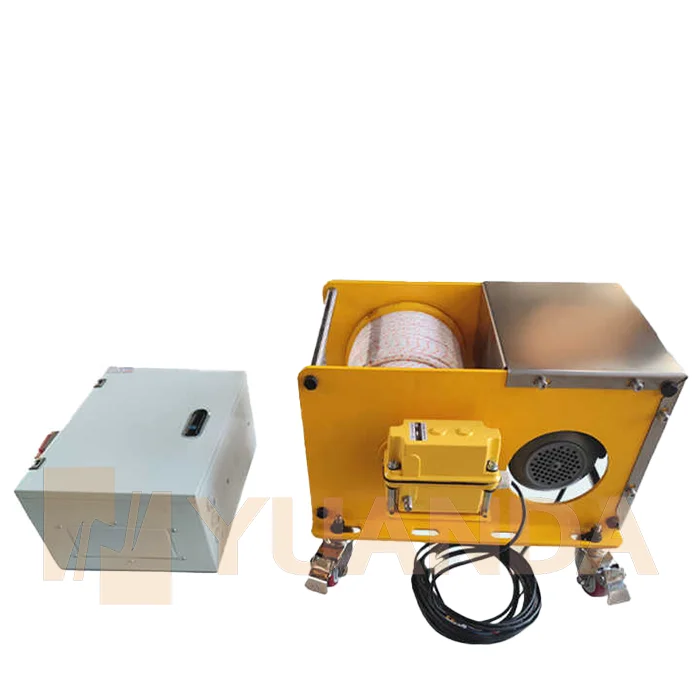 Movable Winch High Lift 300m/400m Kevlar Rope High Temperature Resistant Pipeline Traction Winch Customizable