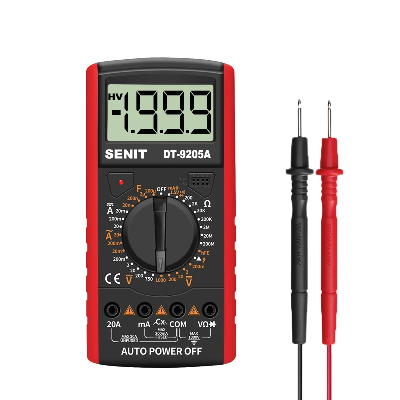 New Electrical Cheap DT9205A Digital Multimeter DMM Multimetro Voltage Tester Multi Use Tester Digital