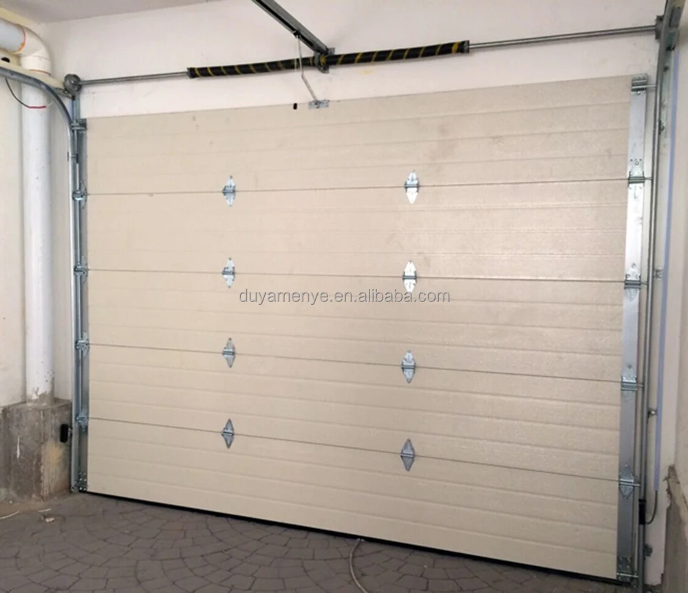 Finger Safe Overhead Sectional Garage Doors Lightweight Foam Insulated Sandwich Panel Garage Doors