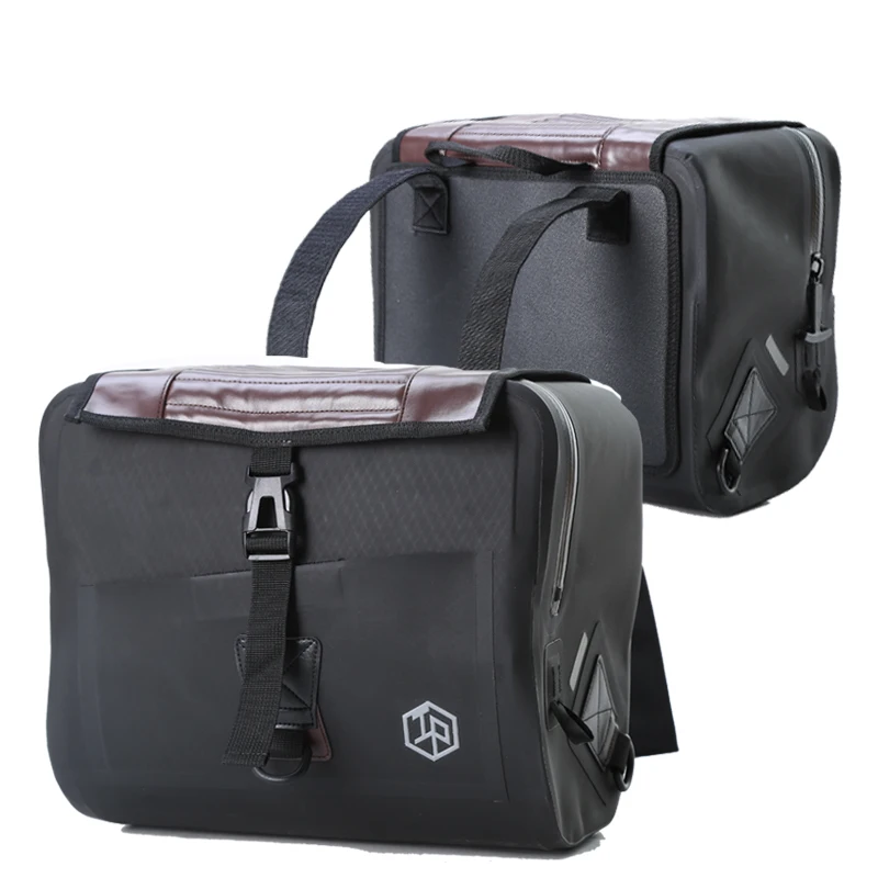 Customized Multi-purpose Waterproof Saddle Bag Motorcycle Tail Messenger Bags for Tail Delivery