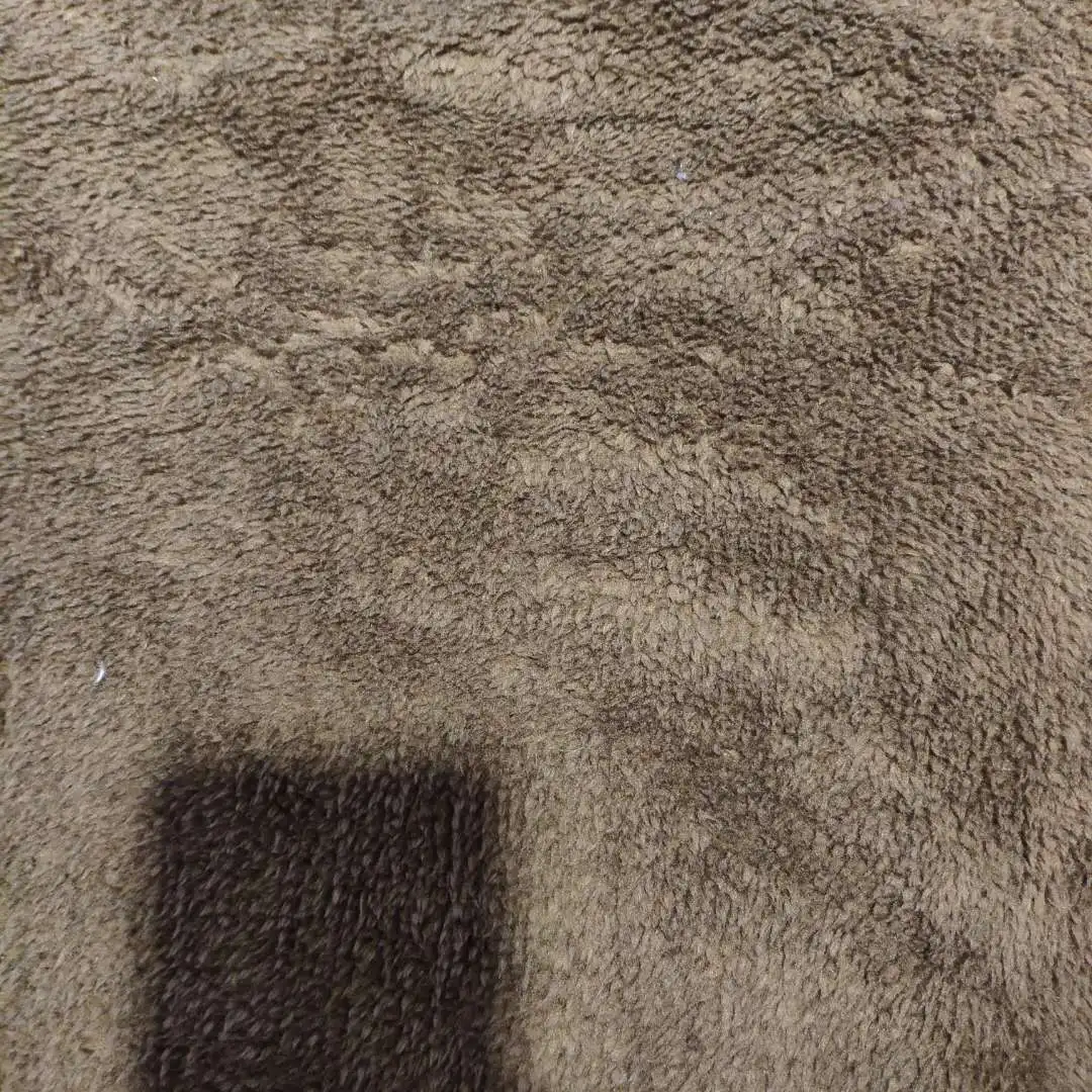 plain dyed piping edge sheepskin 100% micro-fiber plush polyester two ply flannel fleece blanket 150D/288F for blanket bedsheet