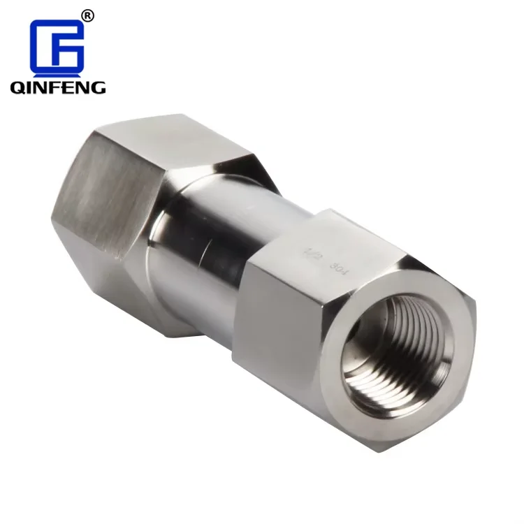 DN15 High Pressure Mini Noval Non-Return Stainless Steel 304 Check-Valve Non Return One Way Valve Hydraulic Check Valve