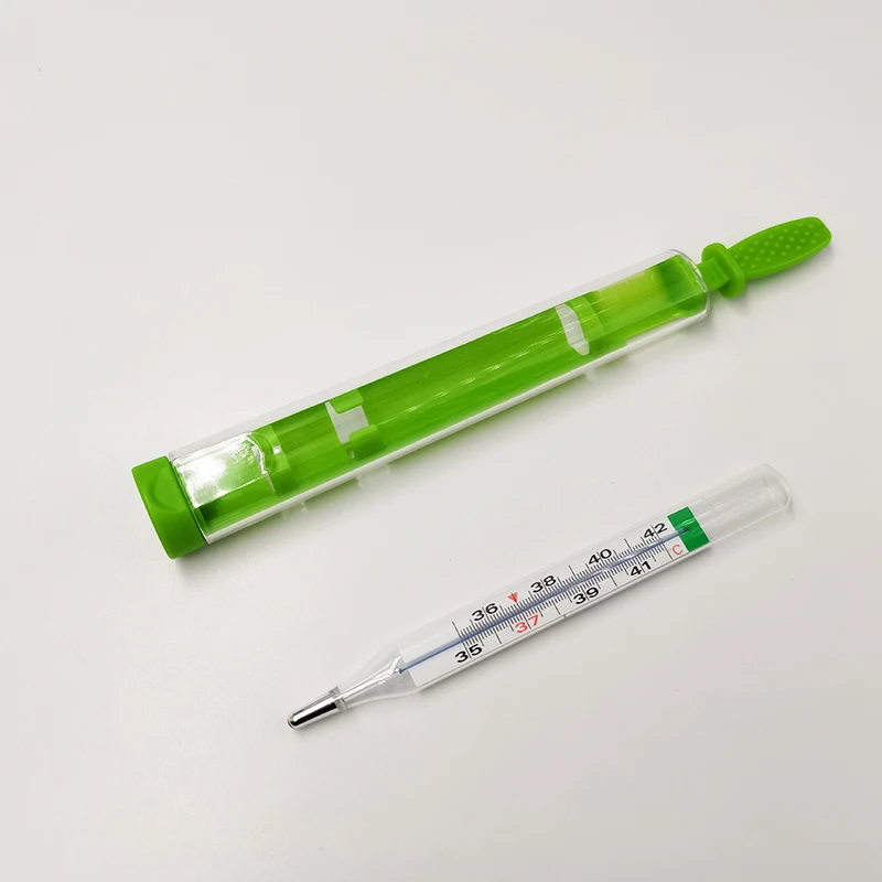 Medical metallic glass liquid thermometer mercury-free factory price gallium mercury-free thermometer