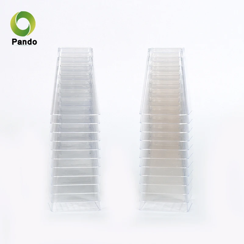 Reusable Food Packaging Pudding Jelly Disposable Square Clear Plastic Dessert Cups With Lids And Spoons