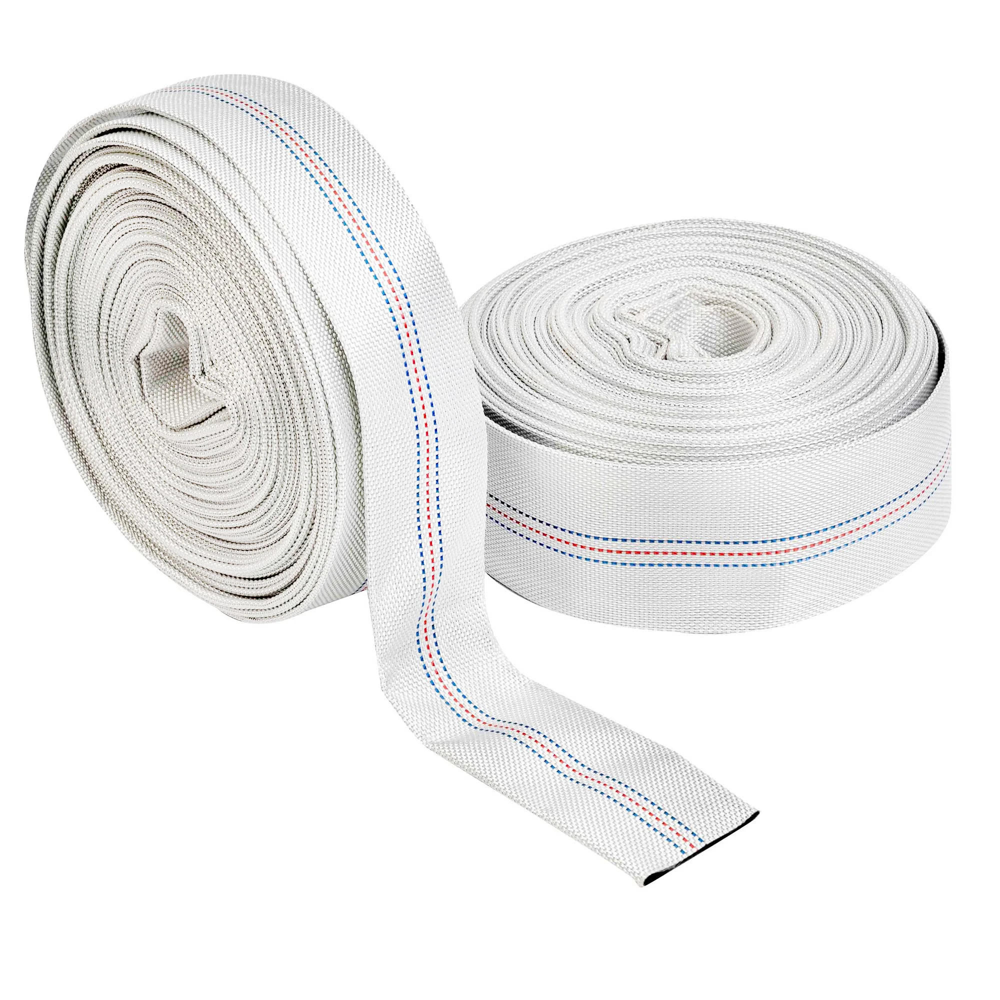 20M 25M 30M Wholesale Pvc Hose Pipe High Pressure Durable Rubber Lined Canvas Fire Hose