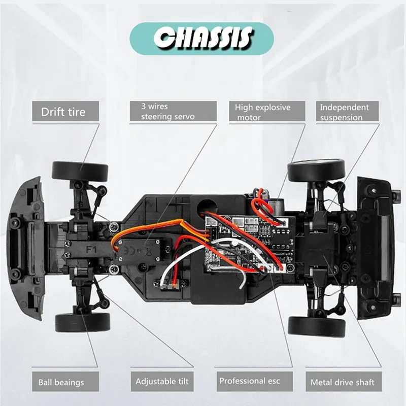 LDRC LD1804 RTR 1/18 шкала MX5 RC дрейф автомобиля из сплава RWD 2 4 ГГц полный пропорциональный пульт дистанционного управления с гироскопом ESP светодиодные фонари