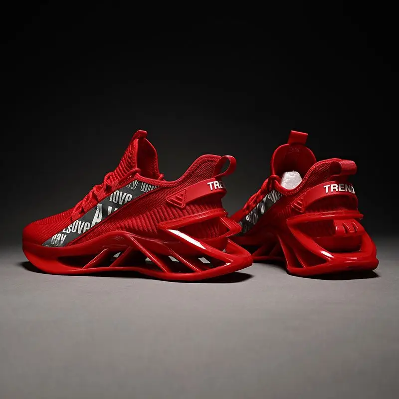 Shoes men Sneakers 2021 Blade Running Shoes Breathable Men Footwear Trainer Fashion Male casual Red Shoes for men