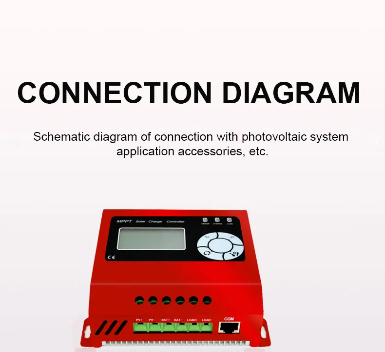 Off Grid Solar Controller 20A  MPPT solar charger controller for Solar System Controller