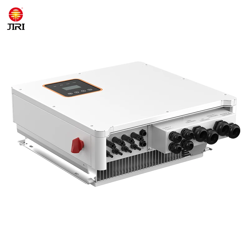 Jiri high quality deye 20kw 3 phase hybrid inverter high voltage bat for home use 3-phase solar system