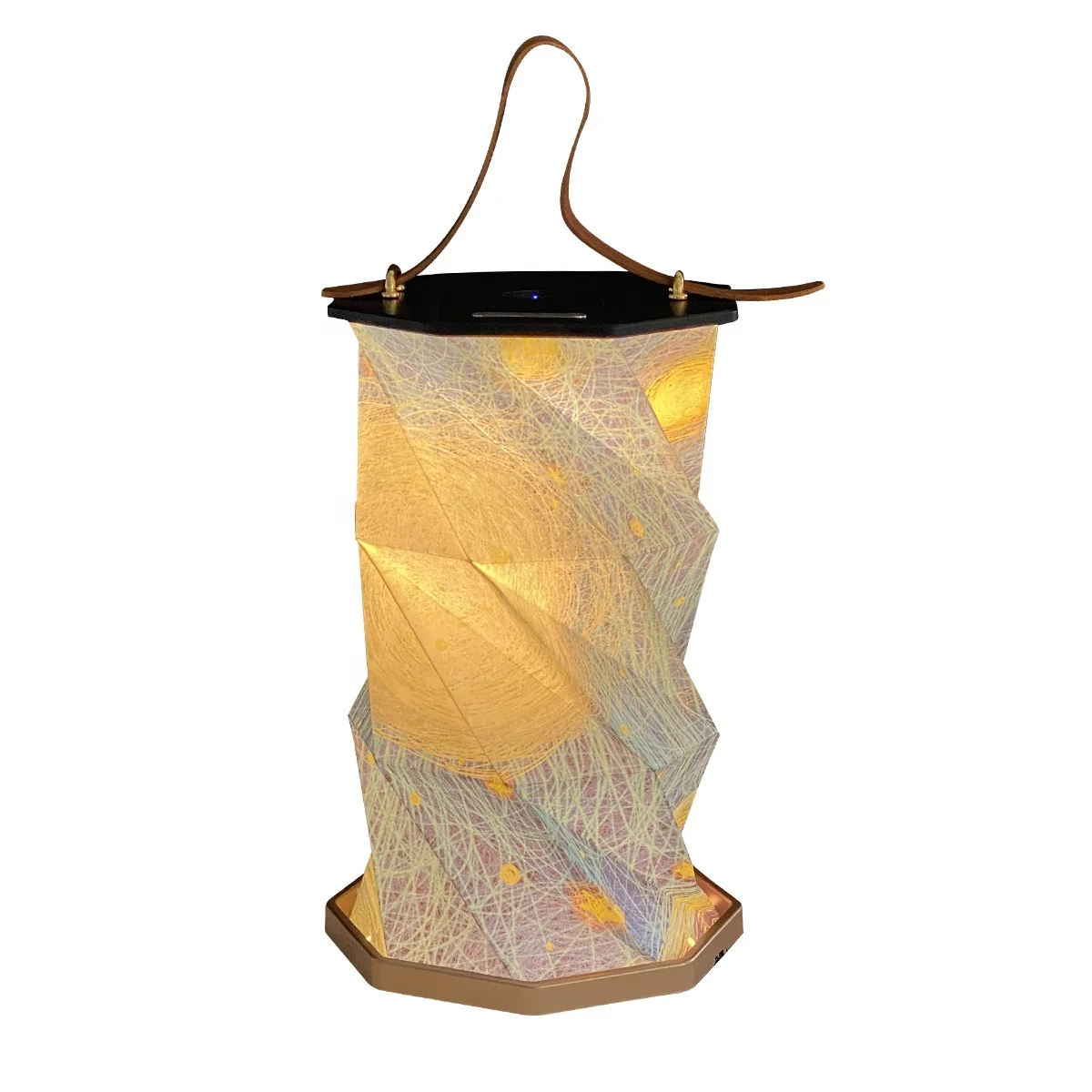 creativity Folding rotating lamp portable lantern lamp USB rechargeable Spring Festival decoration table lamp