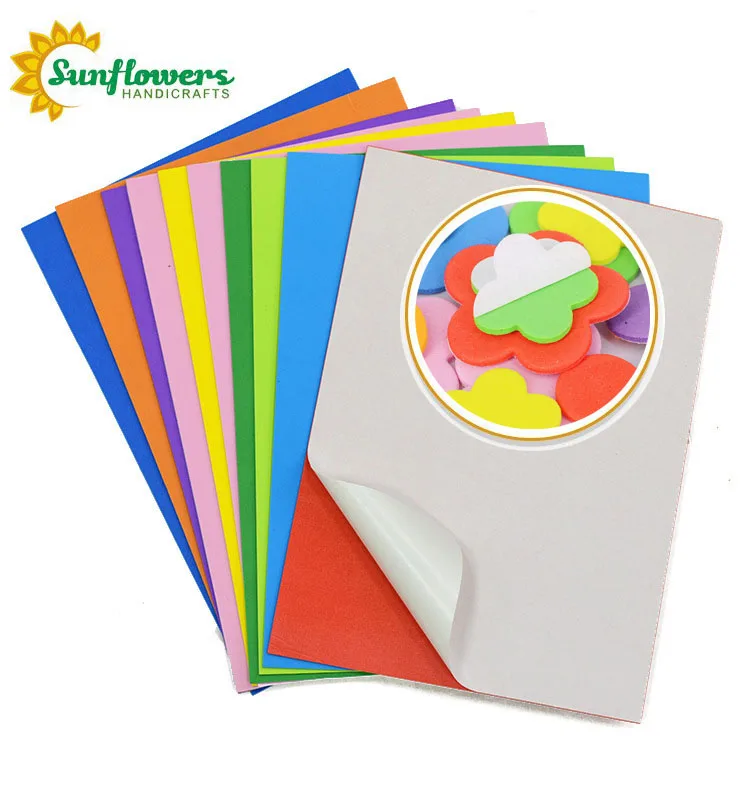 EVA Foam Sheets 20*30CM with Adhesive Backing  for Creative Craft Projects
