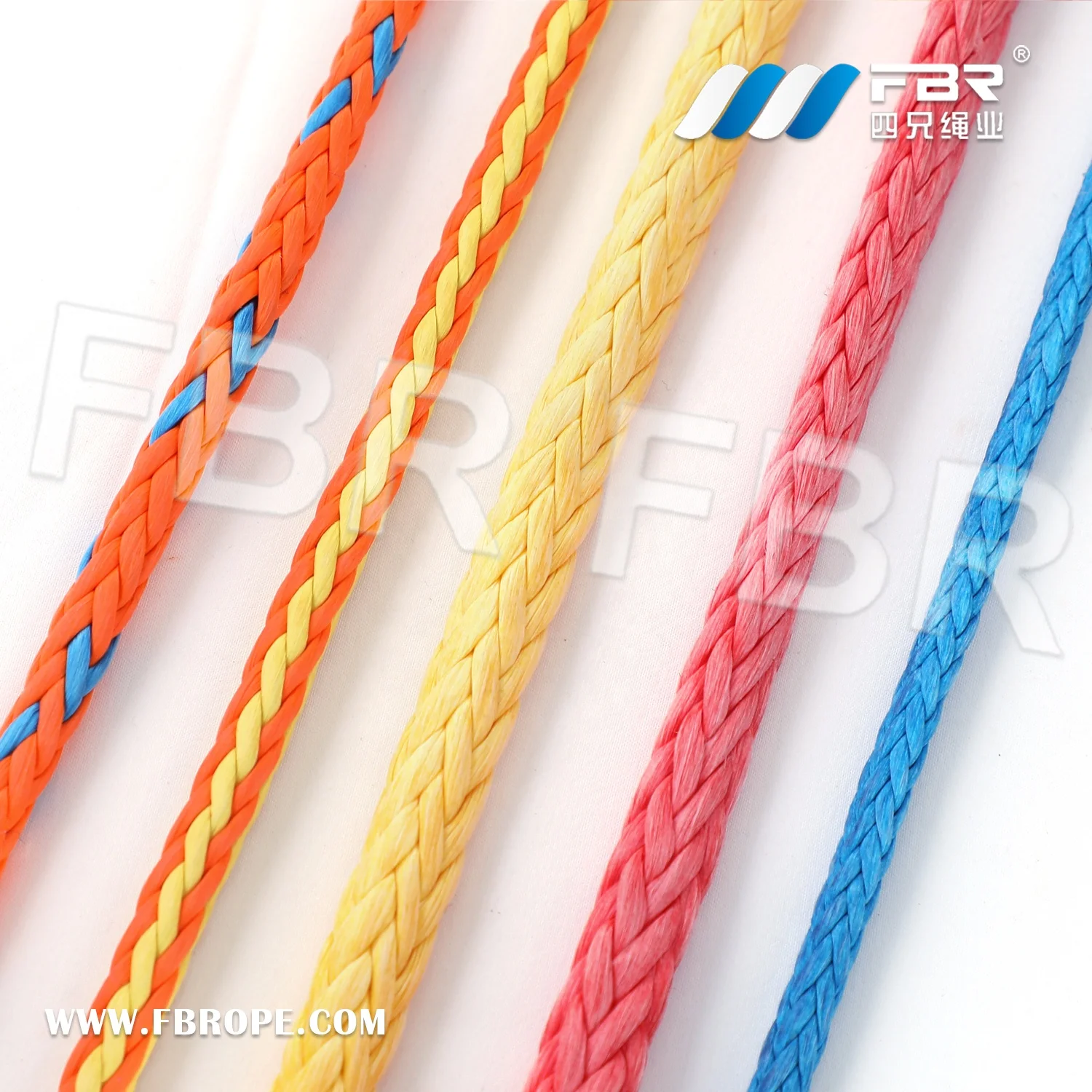 FBR UHMWPE Rope 12 strand Braided High Strength HMPE mooring hawser