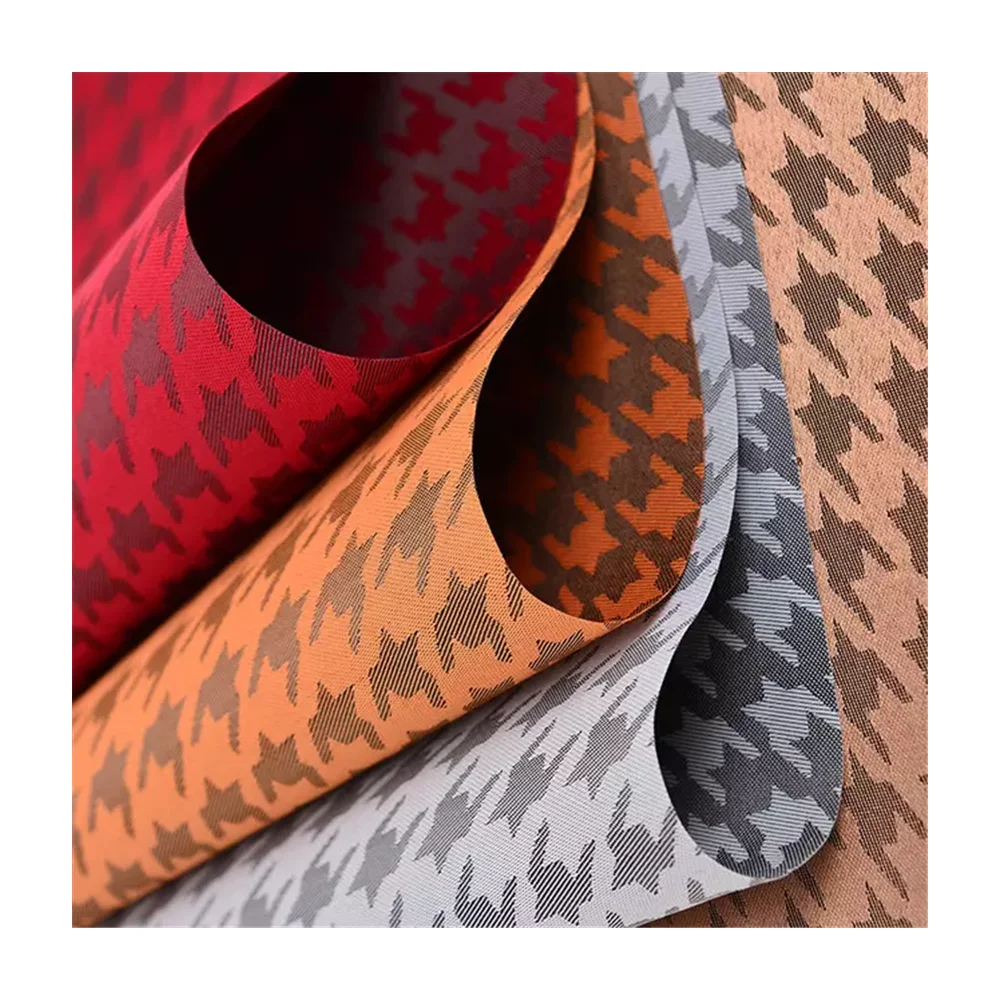 Chinese factory wholesale Sofa Fabric Living Room Furniture Car Soft Bag Backpack handbag material strech fabric