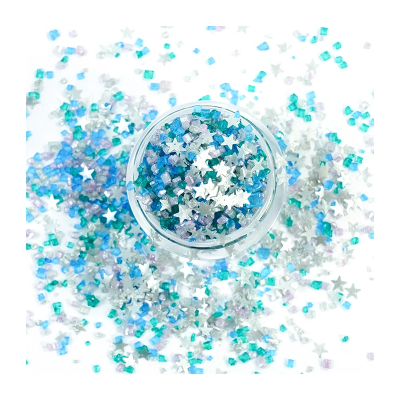 Sparkle Sugar Crystals & Stars Decorative Sprinkles