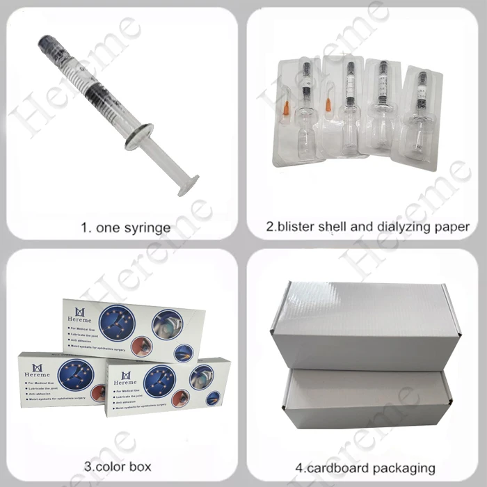 Heremefill famous brand Hereme Sodium Hyaluronate Injection for knee Relief joint pain with CE medical injection