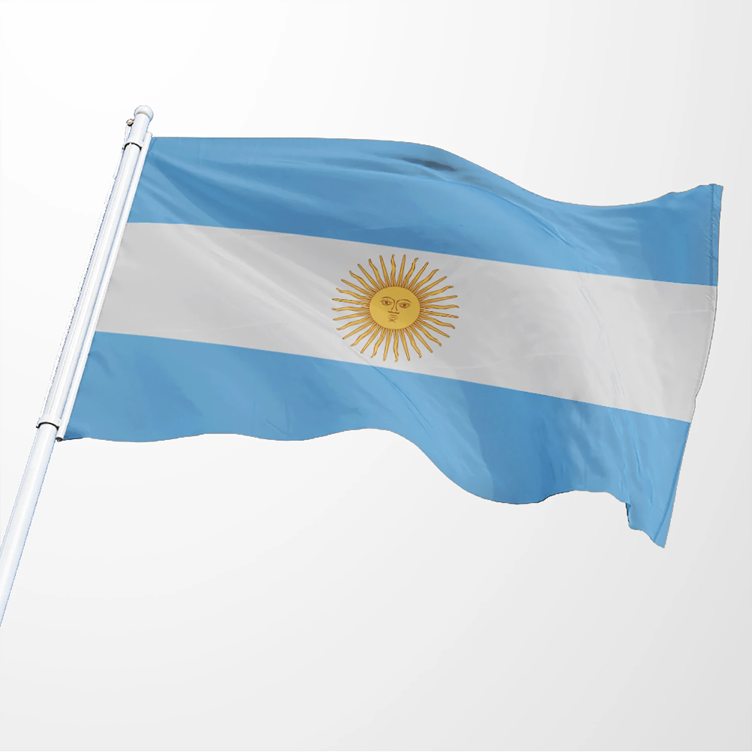 Promotional Product Factory banderas personalizadas logo 3x5 ft 100%Polyester Outdoor custom Argentina Flag