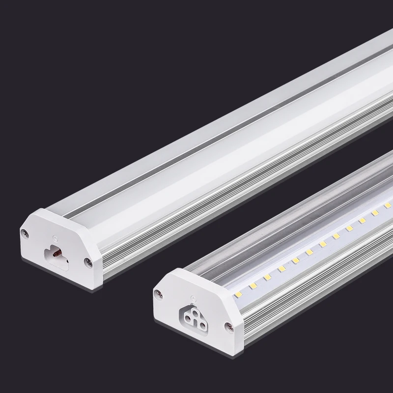 Lonyung Aluminium Linkable Tubi Integrated Fixture 18w 20w 36w 60w Linear Double T5 Led Tubes Light