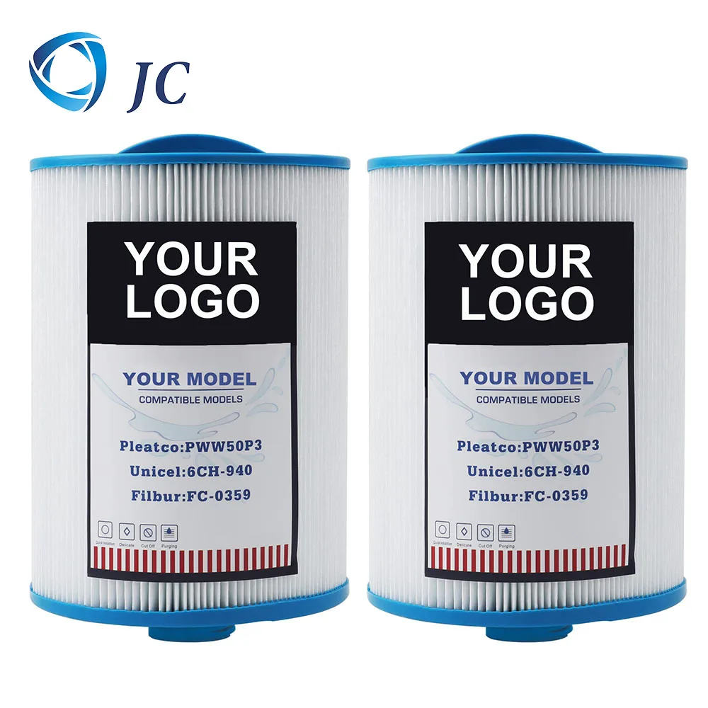 JC Cryspool Замена CP-06008 Reemay Unicel 6CH-940 FC-0359 Filbur Pleatco PWW50P3 (грубая резьба) картридж спа-фильтра