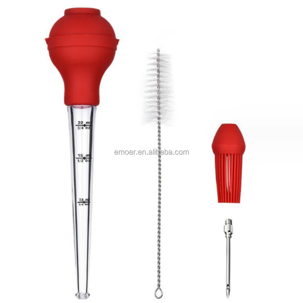 Large Turkey Baster syringe with Cleaning Brush