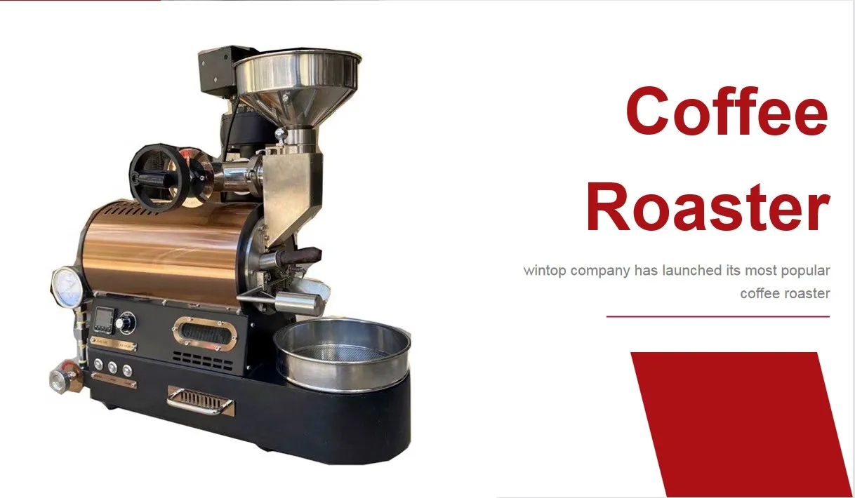 Wintop WK-300 kahve makinesi turkey coffee roaster hat coffee roaster cup 300g mini drum coffee toaster machines for home tuya