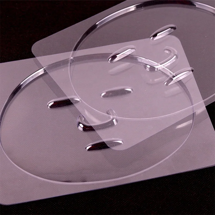 DIY Modeling Facial Mask Plate Clear Silicone Mould Tray SPA Rose Hydro Jelly Face Powder Masks