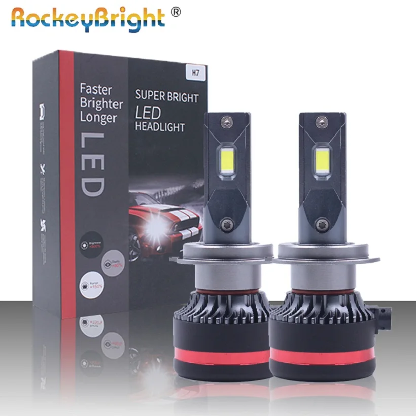 ROCKEYBRIGHT 9012 лм 45 Вт Автомобильный светодиодный налобный фонарь M8 9004 H8 H11 головная лампа H1 H13 9005 9006 H7 H4 автомобильная светодиодная фара