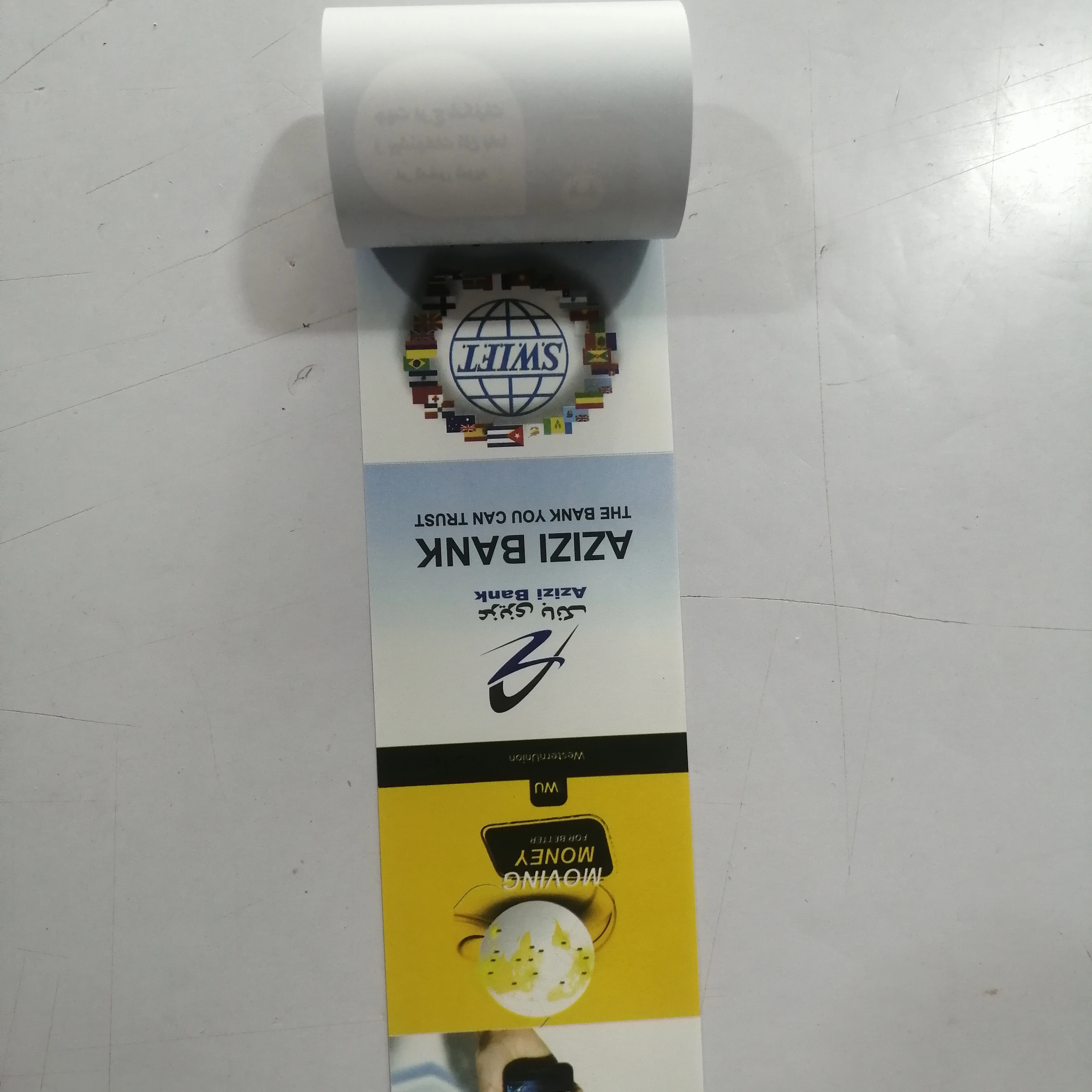 Hot Sale POS Printer Receipt Paper Roll ATM Thermal Roll 57mmx15m Size