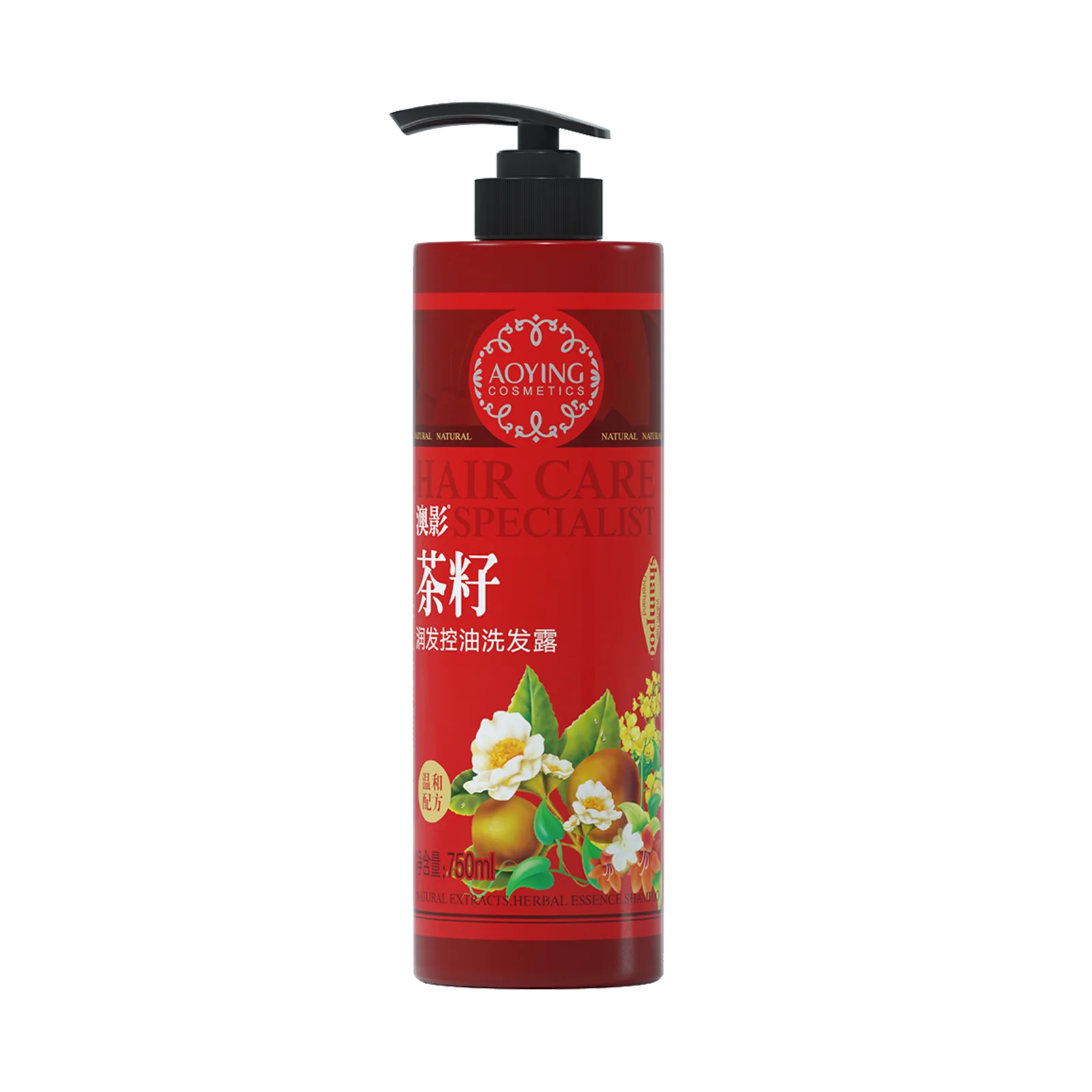 Aoying качественный питательный шампунь для контроля жирности чая 750 мл