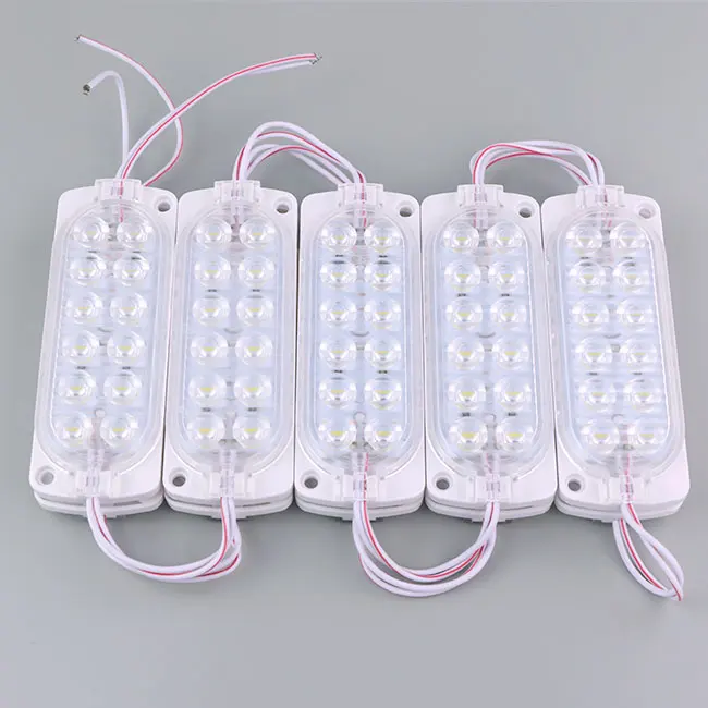 Оптовая продажа rgb пиксельное освещение 12 В smd 2835 впрыск ламп двухрядный подсветка светодиодный модуль
