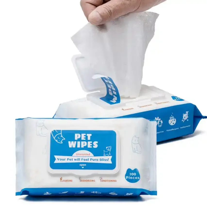 Petdom Pet Grooming Cleaning Safe And Mild Puppy Eye Cleaning Wipes Pet Alcohol Free Wipes Hypoallergenic Cat Dog Wipes