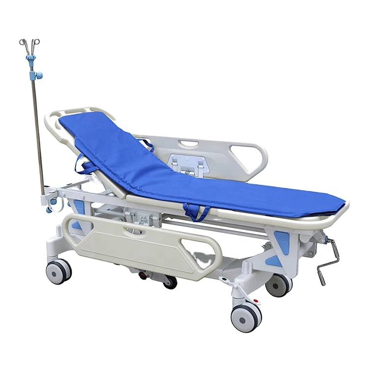 Good price patient transportation stretcher trolley with height adjustable