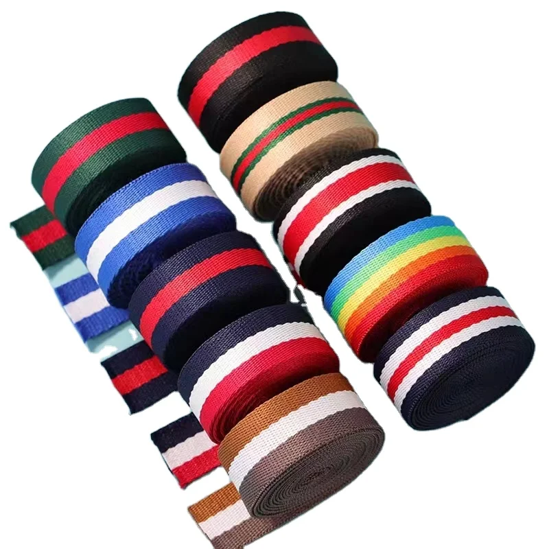 Custom Mottled mesh Outdoor Backpack Camo vest Camo Tape spotted Nylon webbing colorful custom nylon webbing