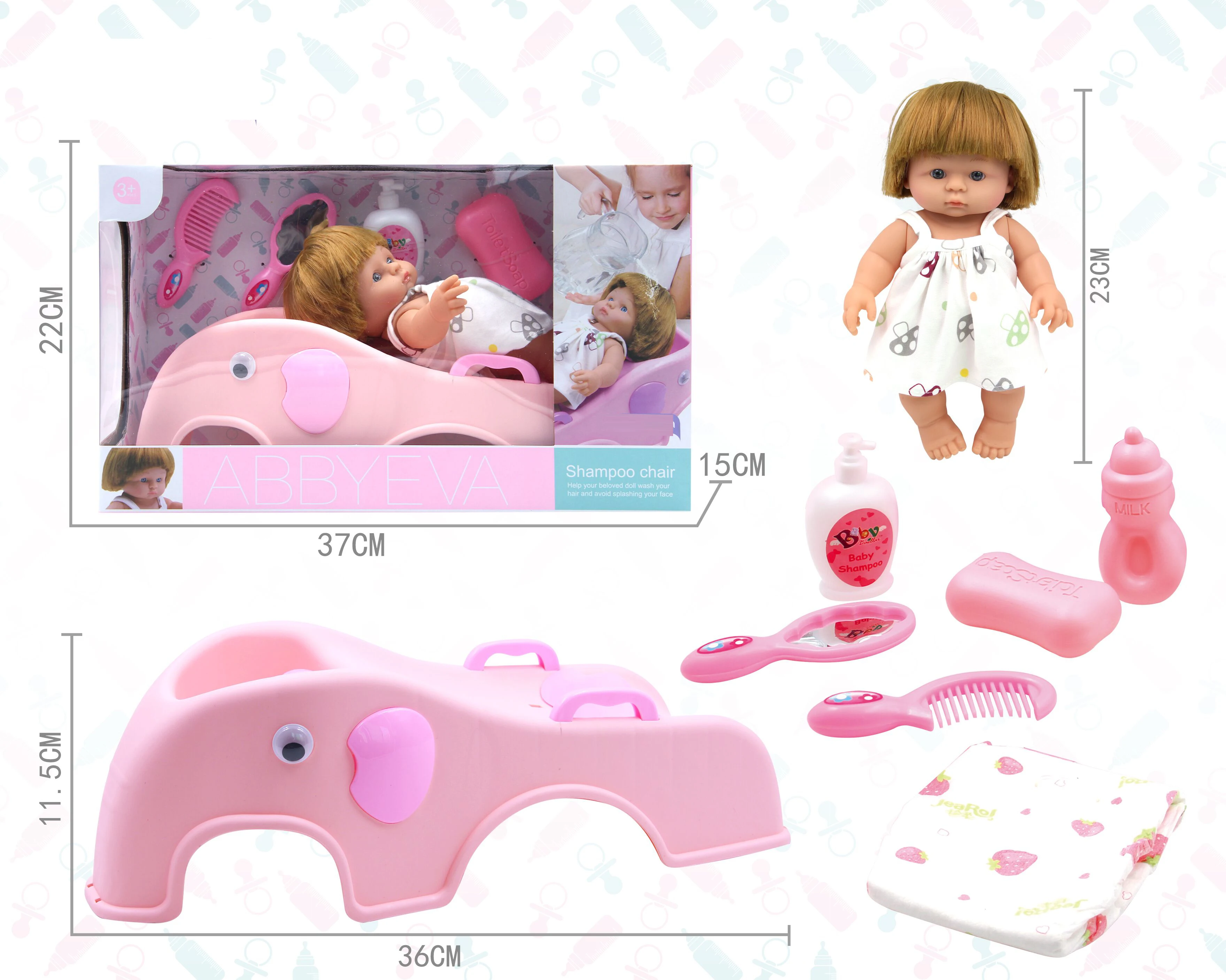 Best christmas birthday gift 23cm soft silicone vinyl doll toys for kids
