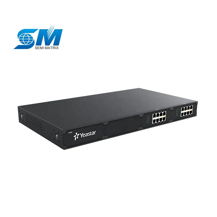  Новый оригинальный Yeastar S-Series S100 VoIP PBX для Yealink SIP