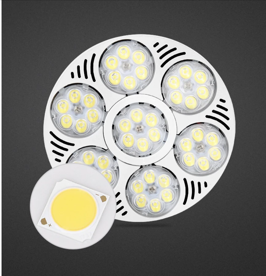 55W 60W LED par38 spotlight dimmable fireproof led par light with track holder