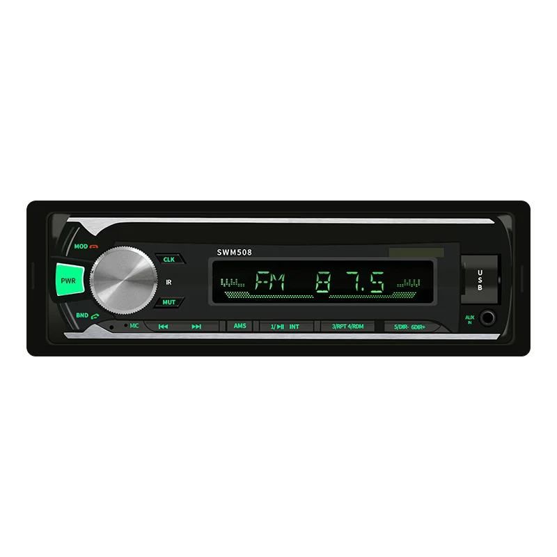 remote control universal car radio bT 1din with FM SD USB AUX 1 din in dash car stereo