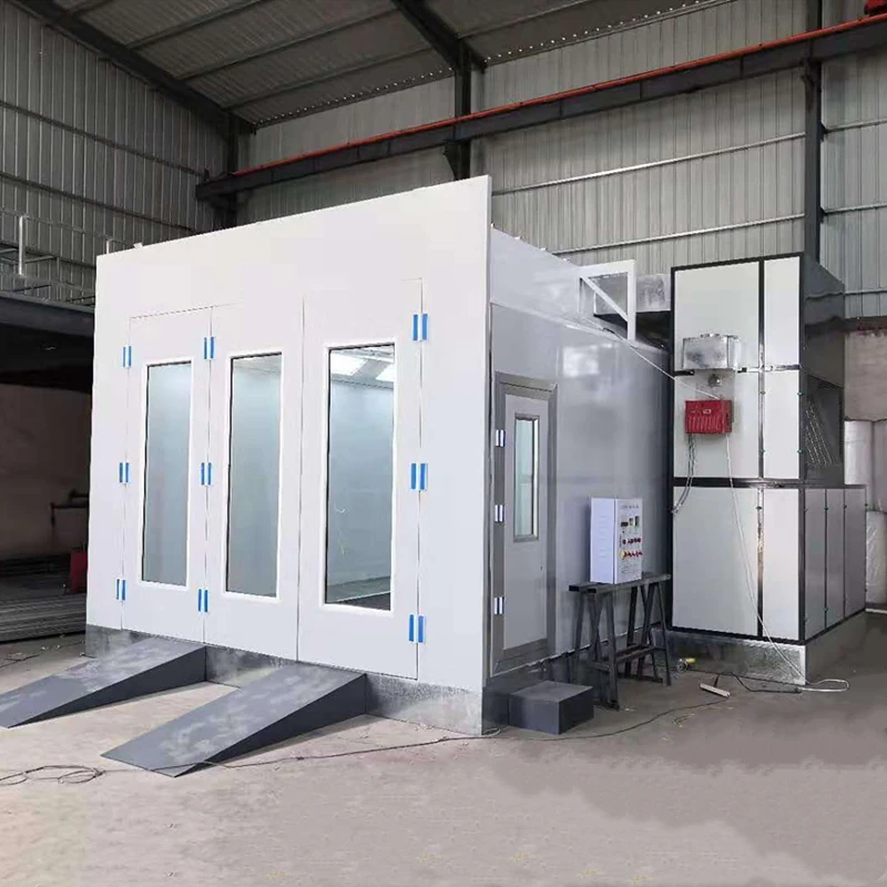 Natural Gas Paint Spray Booth Automotive Car Lacquer Baking CNG LNG Oven Room