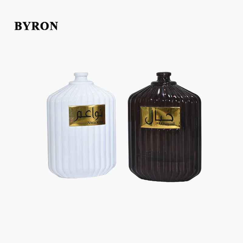 Light Blue 50ml 30ml Dropper Luxury Diffuser Bottle With Box Bottles Perfume Empty