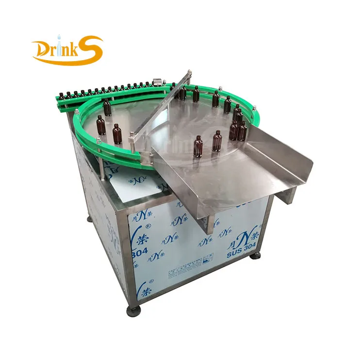 Customized High Speed Round Square Glass Bottle Conveyor Unscrambler