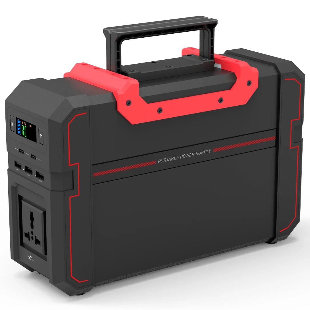 Pure Sine Wave 450w AC portable power bank lithium battery power station 110v/220v green power backup