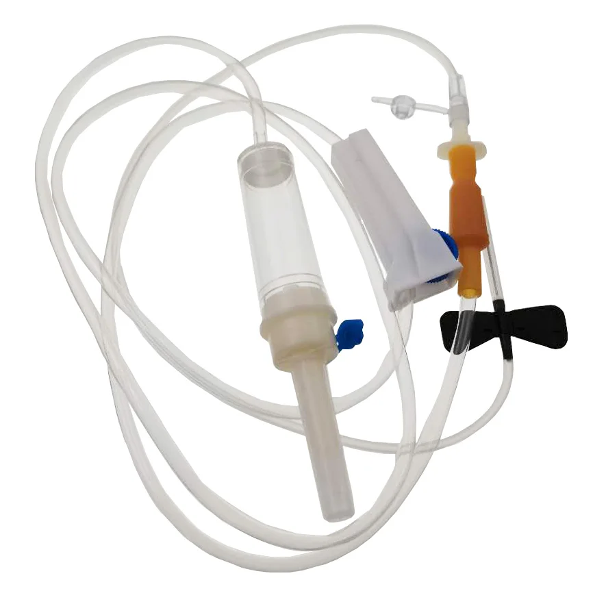 
20 drops/ml Infusion set with butterfly needle 22G 