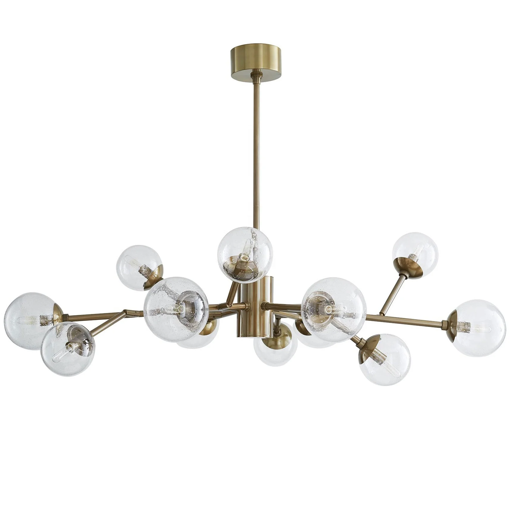 Vintage Brass Axis 3-Tier Chandelier Industrial Sensibility Ceiling Lamp Chandelier Lighting For Lobby