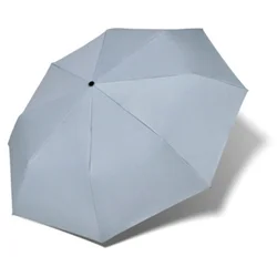 uv black coating candy color three folding parasols with case monsoon compact green color fashion umbrellas