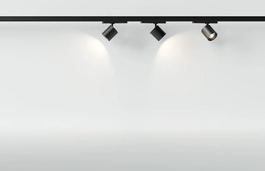 New Design High Lumens Reflector Lens Led Track Light Focus CRI80 CRI90 UGR 19 Cob Liner Track Rail Retail Shop