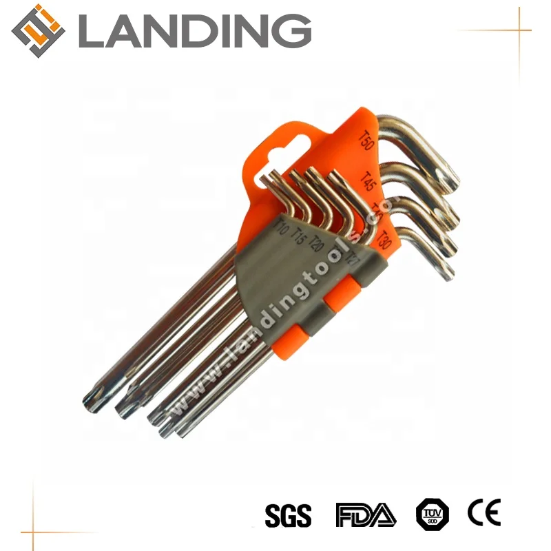 9 шт. набор ключей Torx мини-шестигранный ключ длинный короткий