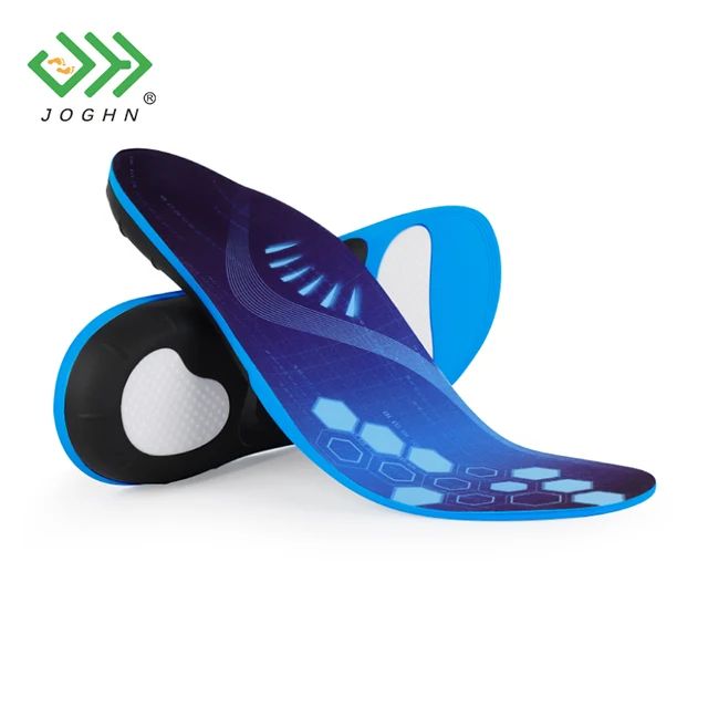 JOGHN Custom Shoe Insole PU 3.5cm Arch Support Orthopedic Insoles For Shoes Orthotic Insoles