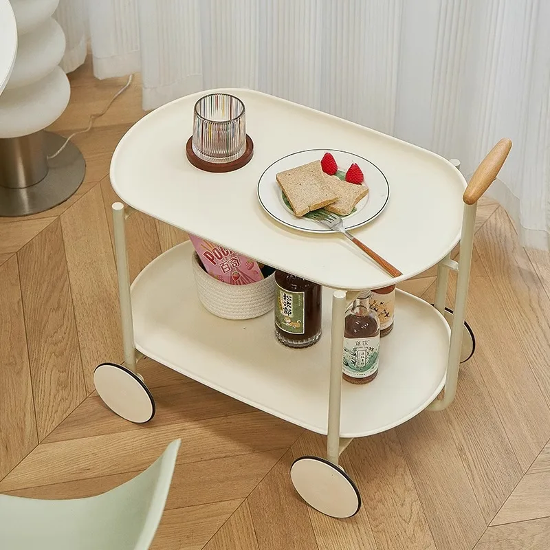 Trolleys Carts Wheel Metal Nordic Living Room Furniture Modern Luxury Holder Rack Hand Carts Trolleys Home Storage Organizer