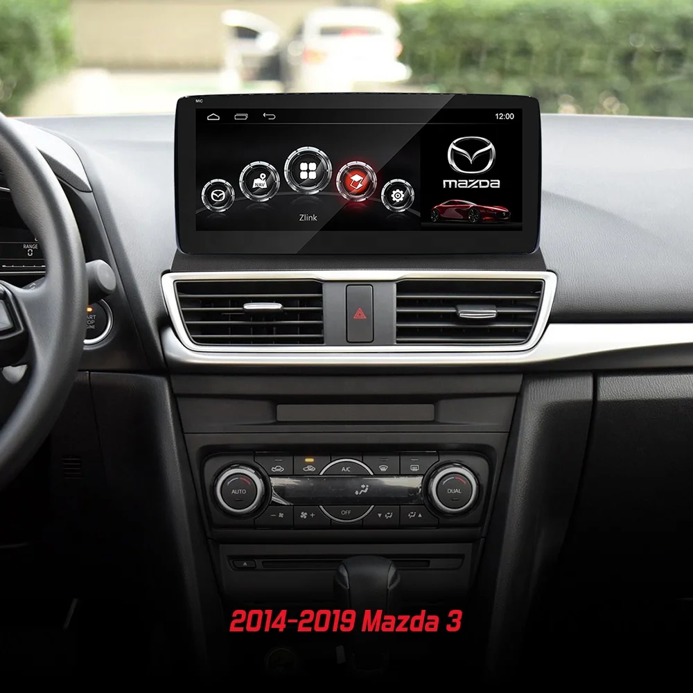 Android 2din car radio for Mazda 3 Car stereo with dual system wireless carplay and Android auto car video player