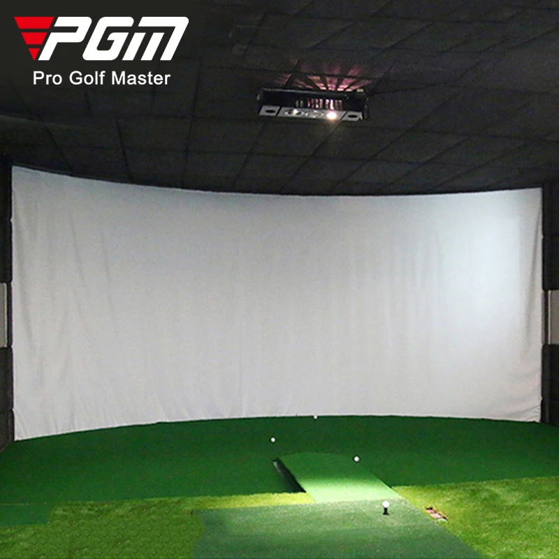 PGM MNQ010 double layer durable golf simulator impact projector screen home indoor golf impact screen